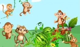 猴王吃瓜故事教具,智慧与勇气的寓言之旅